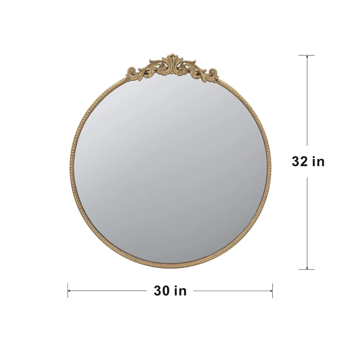 Classic Design Mirror With Baroque Inspired Frame by HouseOfZazla