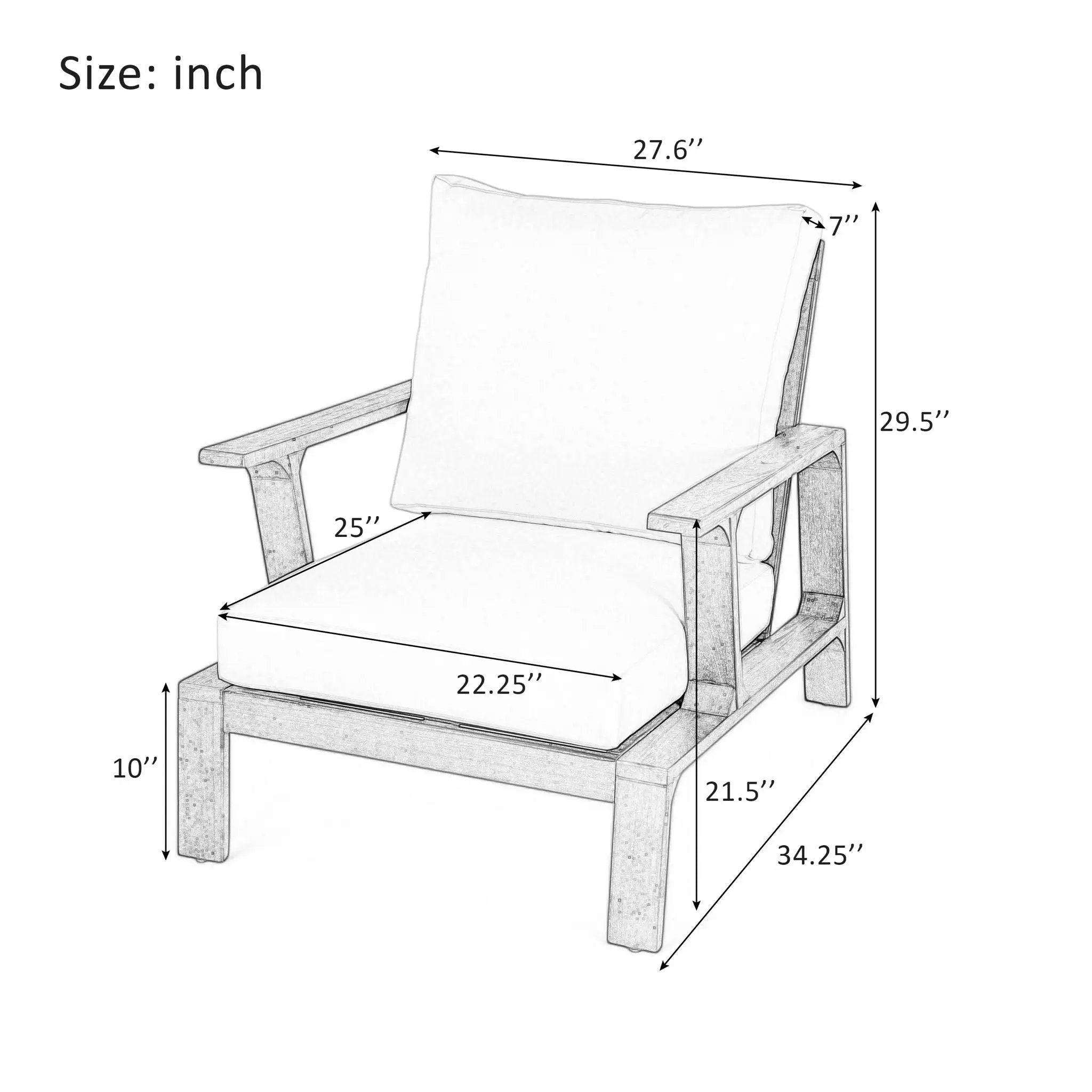 Modern Patio Accent Chair by HouseOfZazla