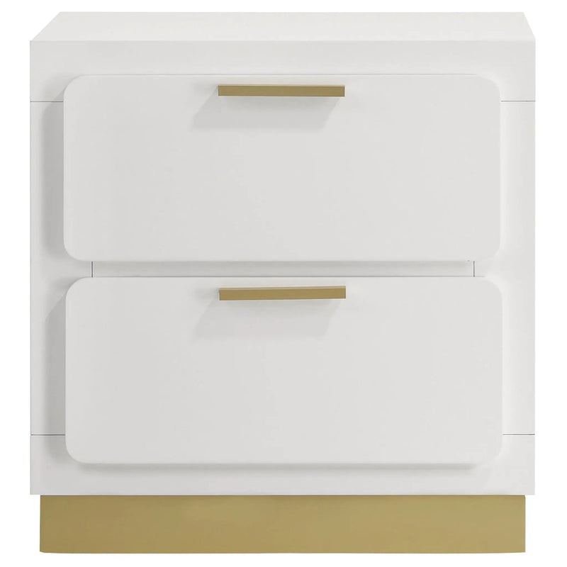 Caraway 2-drawer Nightstand White by Unique Piece Furniture
