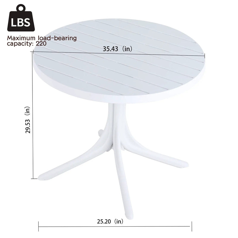 Modern Lounge Chair Set With Round Table by HouseOfZazla