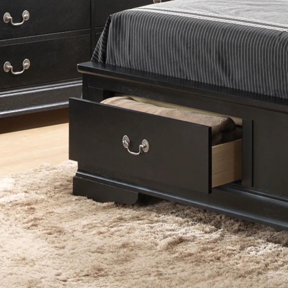 Upholstered Panel Sleigh Bed Design by HouseOfZazla