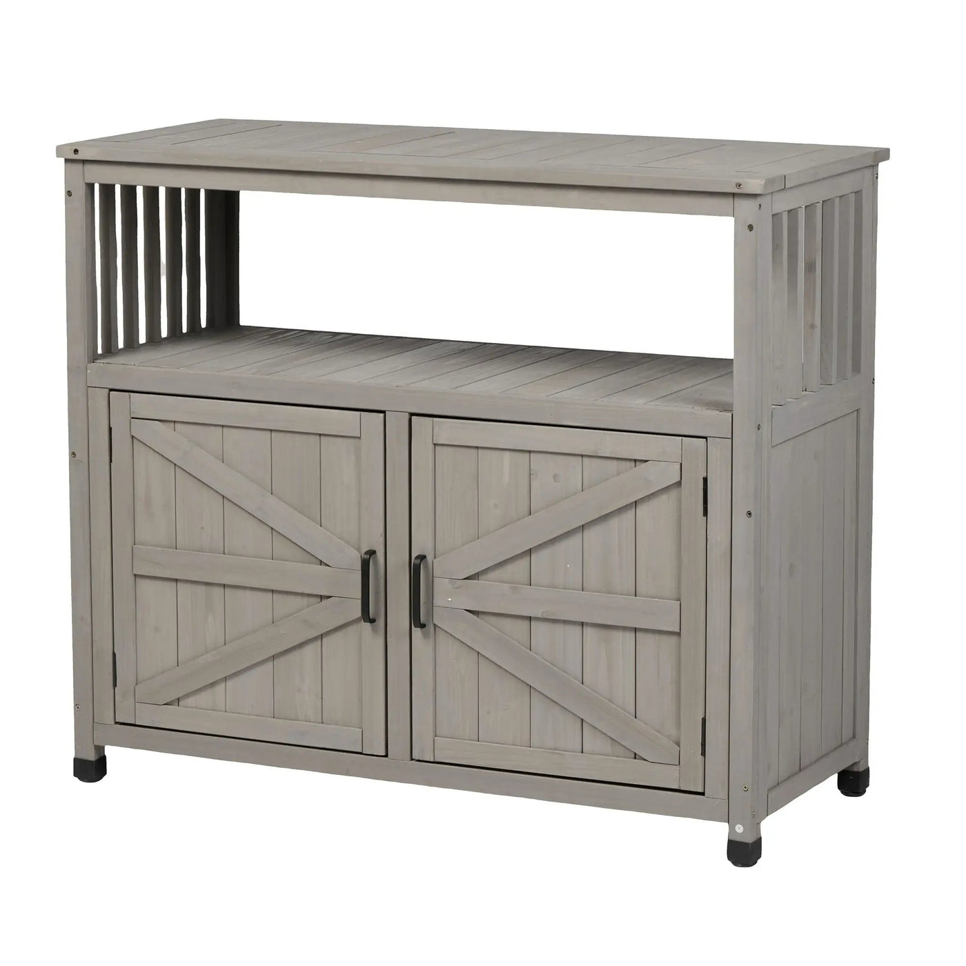 Patio Bar Table Set With Storage by HouseOfZazla