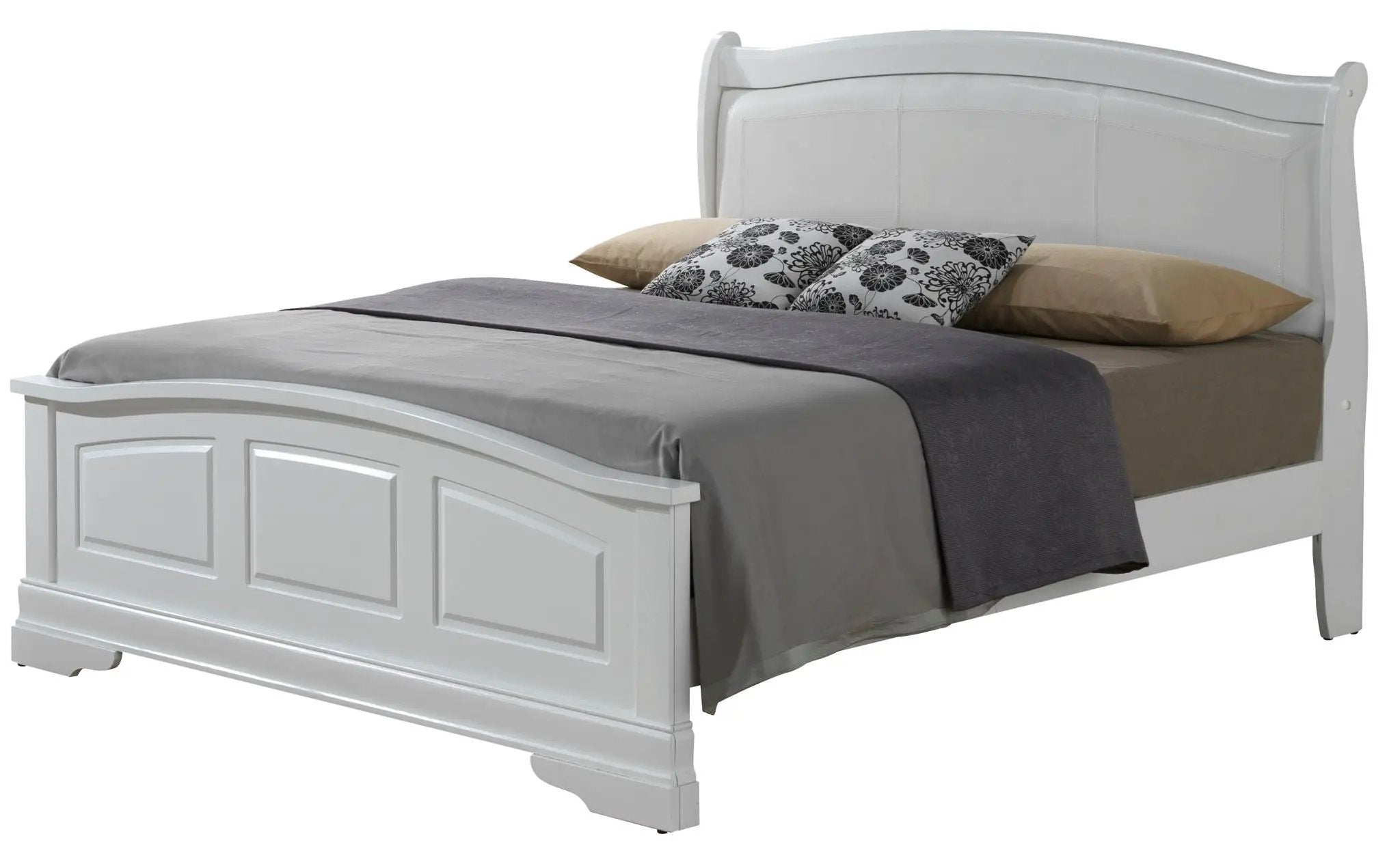 Panel Sleigh Bed Elegantly Crafted by Unique Piece Furniture
