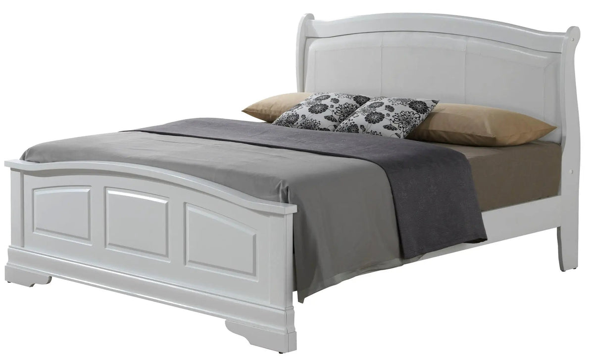 Panel Sleigh Bed Elegantly Crafted by HouseOfZazla