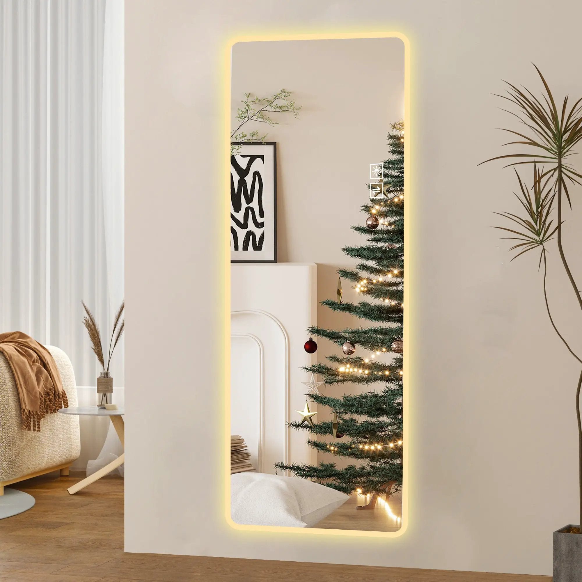 Lighted Full Length Mirror by HouseOfZazla