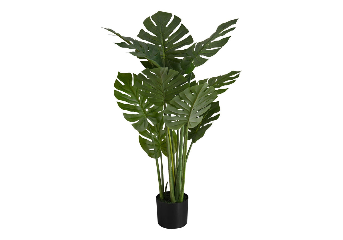 45" Tall Artificial Monstera Tree with Real-Touch Leaves - Green, photo 2 of 4