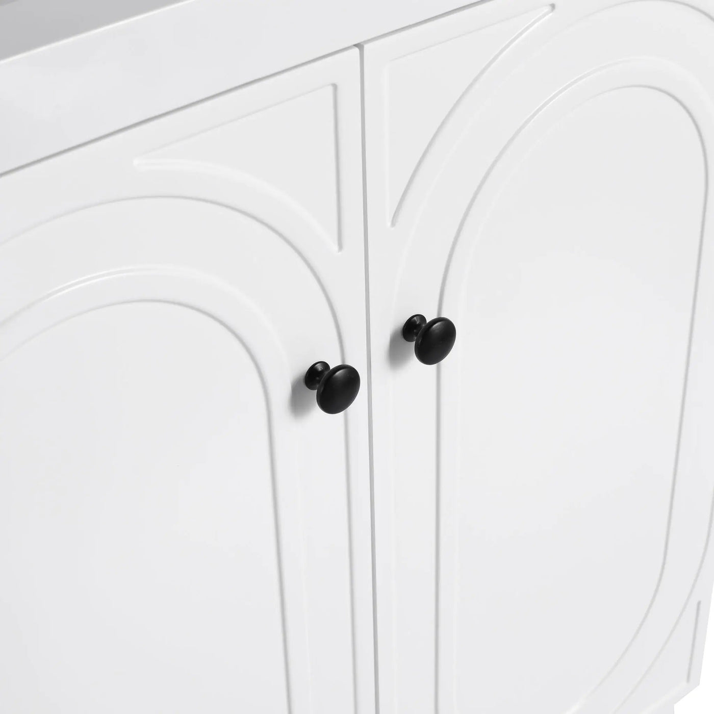 Modern Freestanding Bathroom Vanity With Soft Close Cabinet Doors by HouseOfZazla