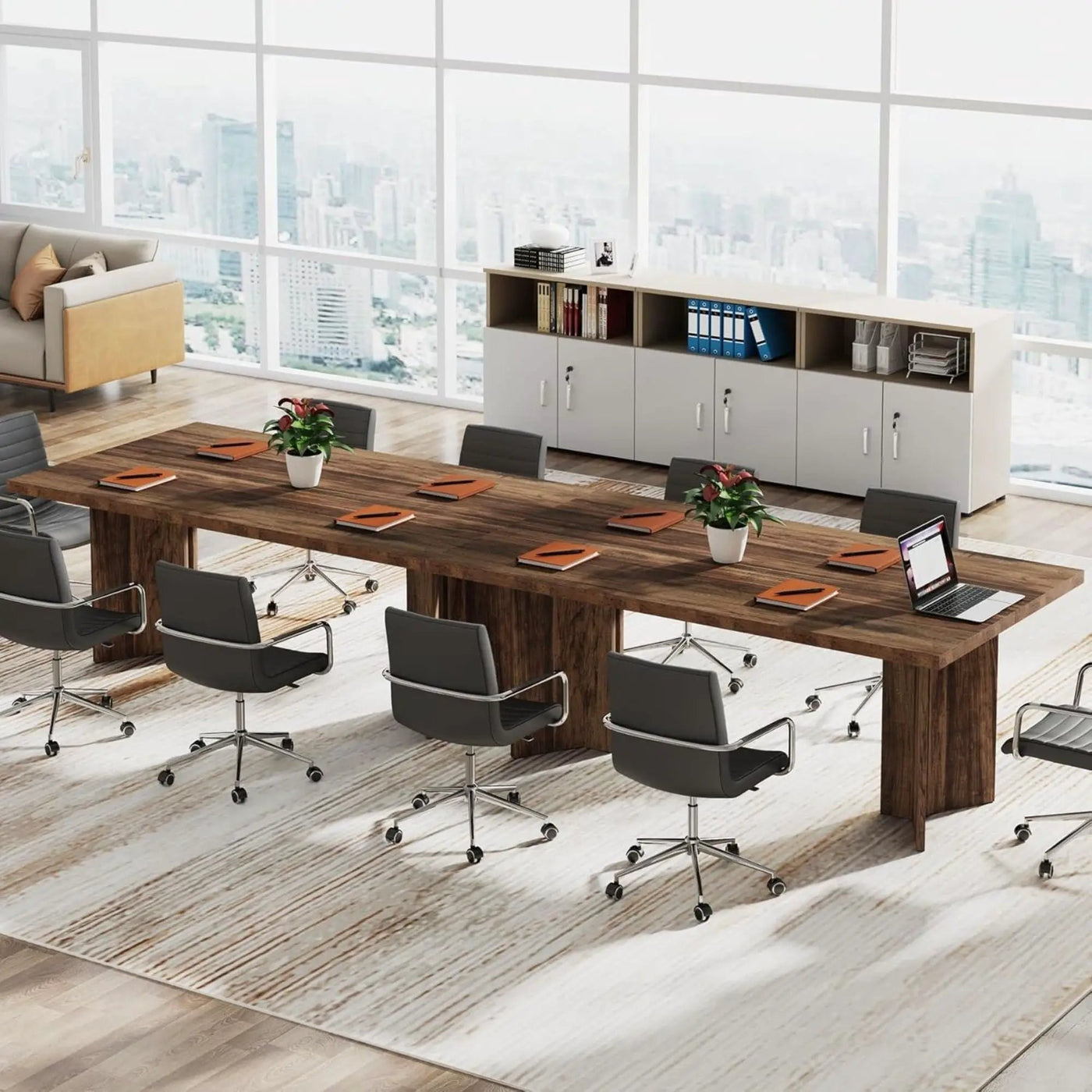 Executive Desk, Vintage Computer Workstation With Thickened Tabletop by HouseOfZazla