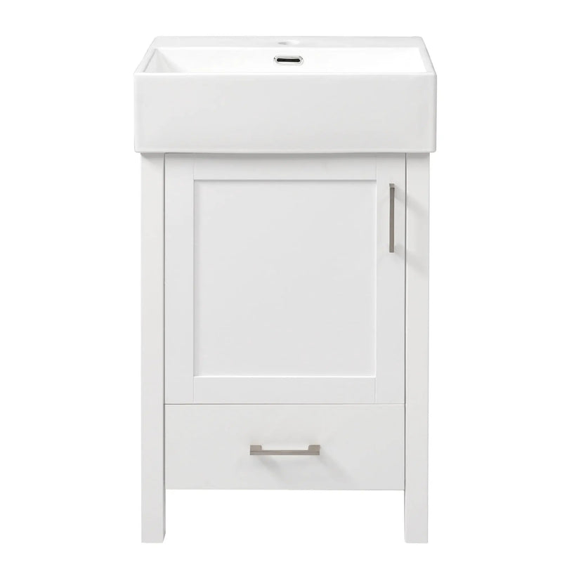 Bathroom Vanity With Sink, Frame And Drawer by HouseOfZazla