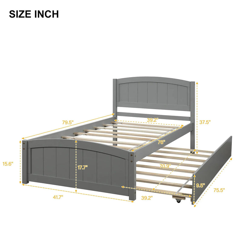 Platform Bed & Headboard, Footboard And Wood Slat Support by Unique Piece Furniture
