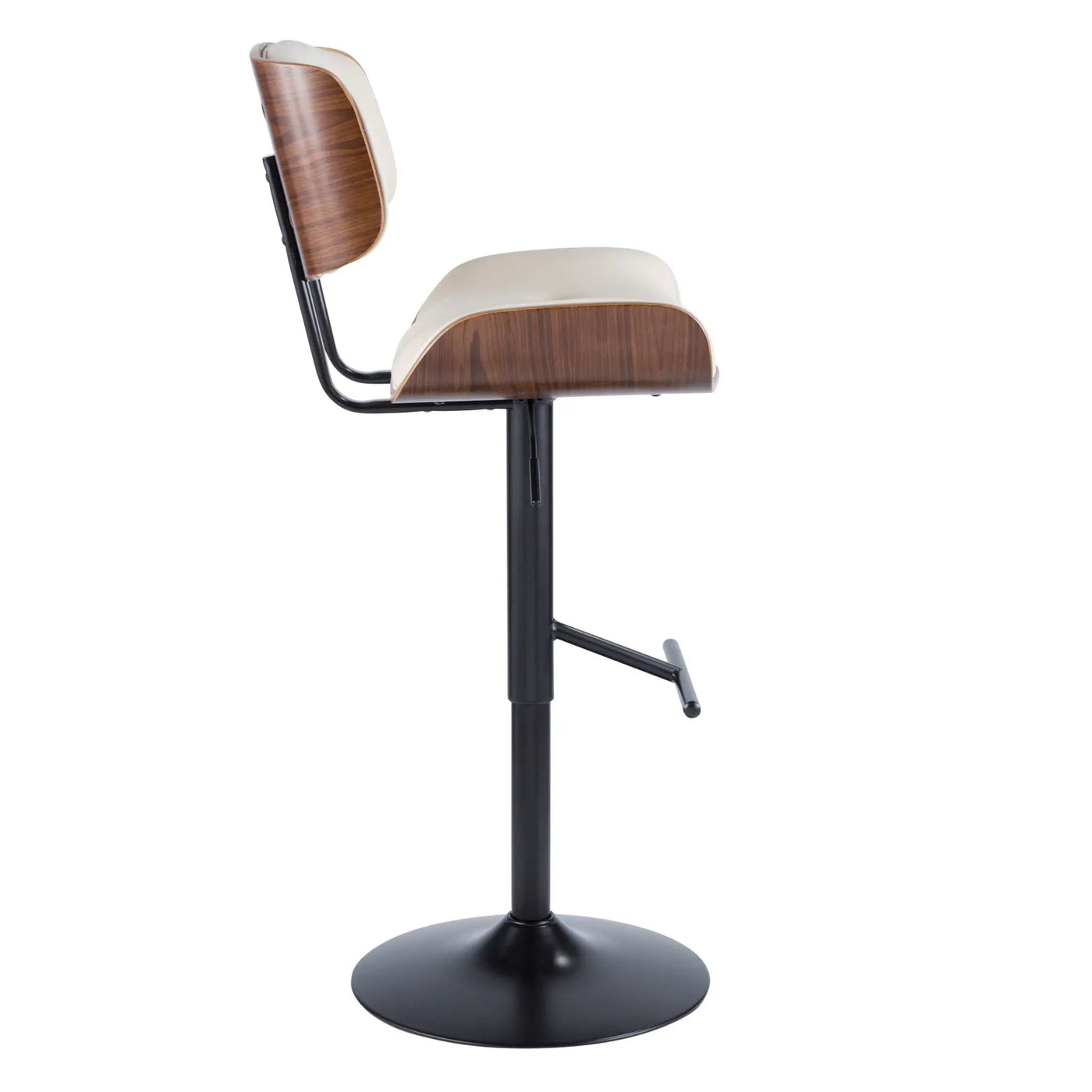 Lombardi - Mid Century Modern Adjustable Barstool by HouseOfZazla