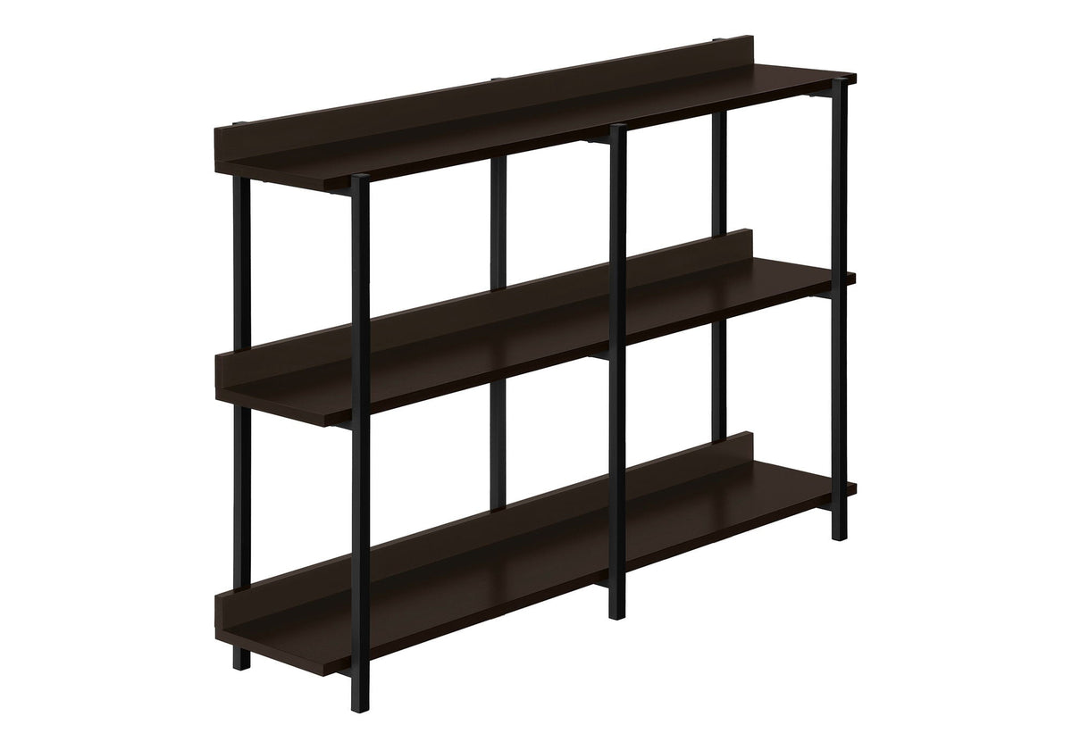 Accent Console Table with 3-Tier Design - Light Brown, White, Black, or Dark Brown, photo 6 of 16