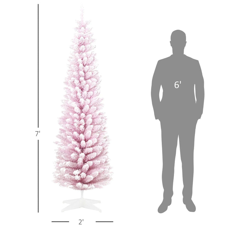 Snow Flocked Artificial Christmas Tree by HouseOfZazla