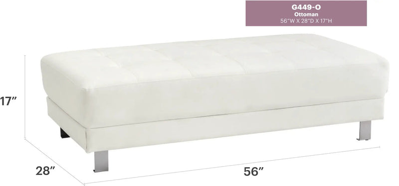 Contemporary Ottoman For Living Rooms by Unique Piece Furniture