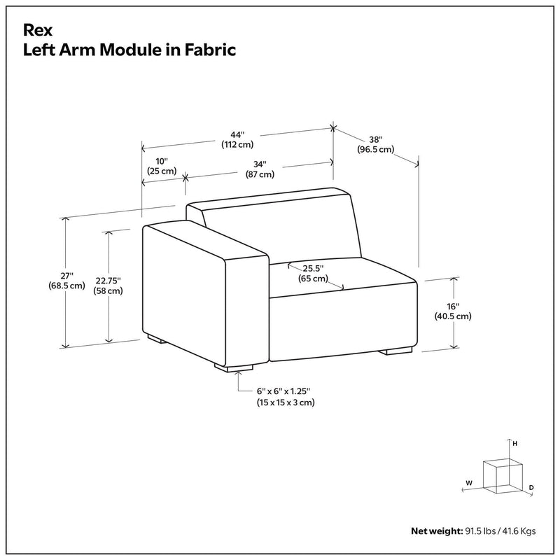 Rex - Sofa Module by HouseOfZazla