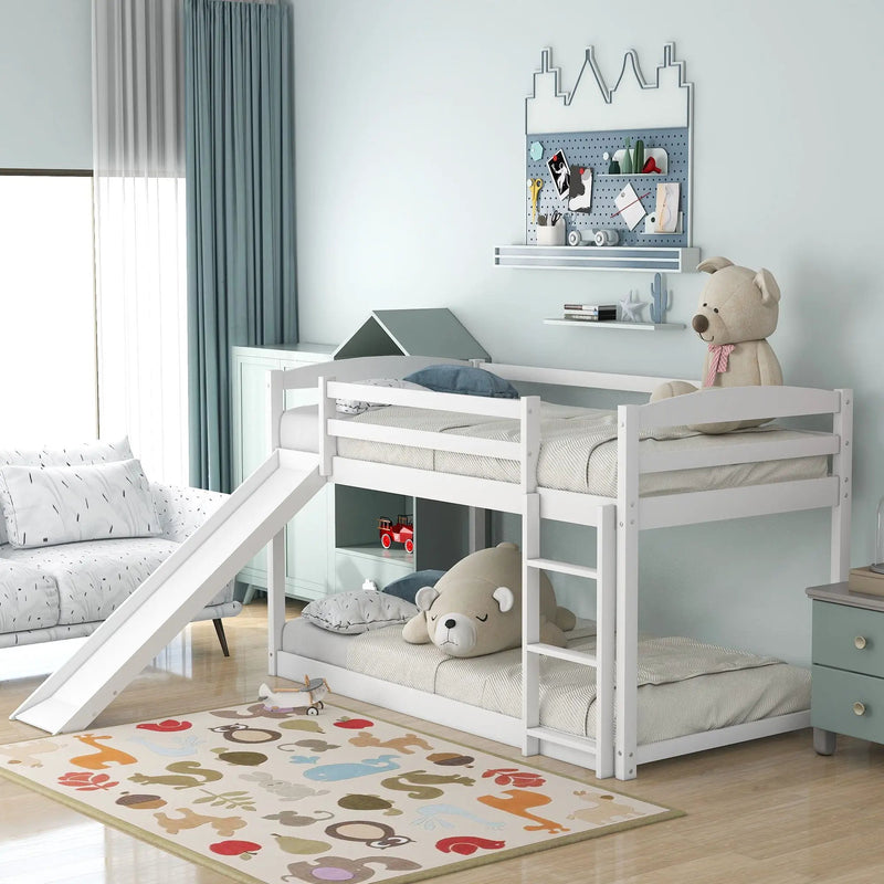 Durable Bunk Bed With Convertible Slide And Ladder by Unique Piece Furniture