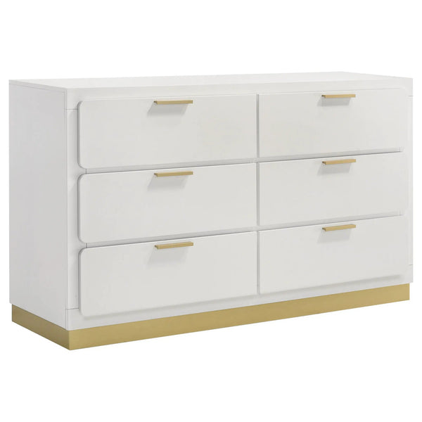 Caraway 4-piece Eastern King Bedroom Set White, photo 2 of 7