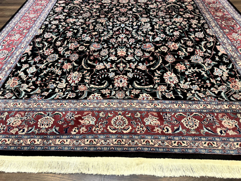 Large Sino Persian Rug 10x15, Floral Allover, Hand Knotted Wool Carpet, Fine by Jewel Rugs