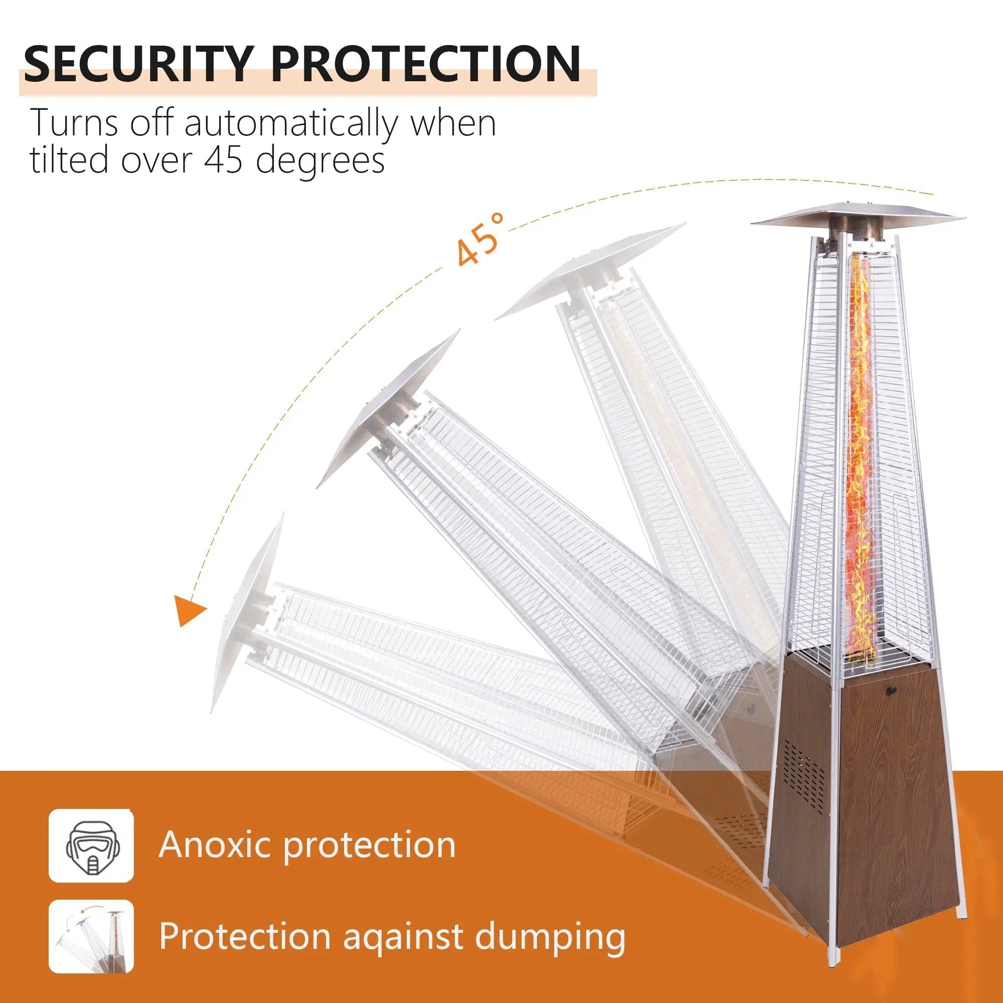 Patio Heater 48,000 BTU Outdoor Heaters by HouseOfZazla