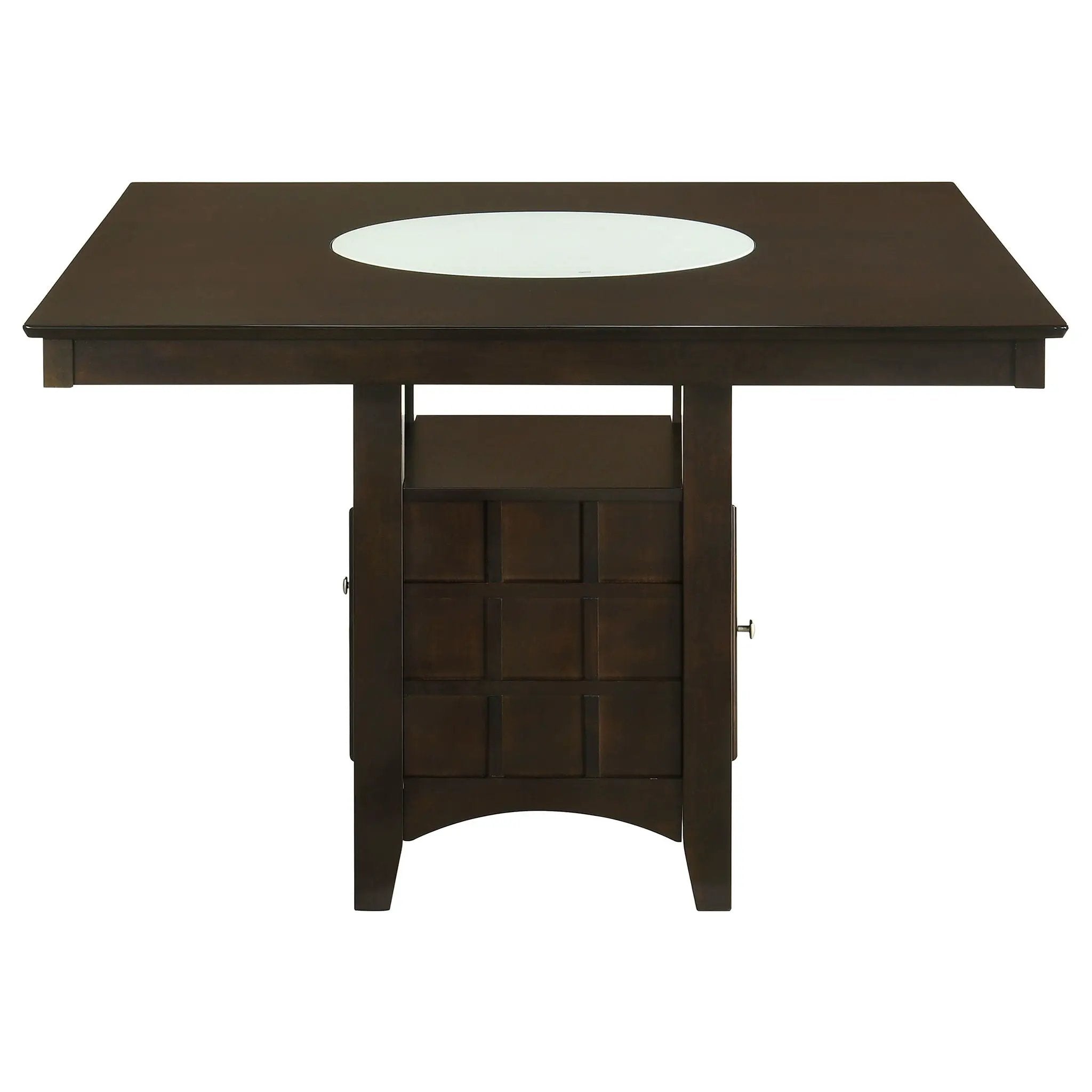Gabriel 9-piece Square Counter Height Dining Set Cappuccino by Unique Piece Furniture
