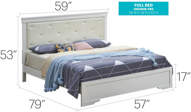 Chic Elegantly Designed Transitional Bed by HouseOfZazla