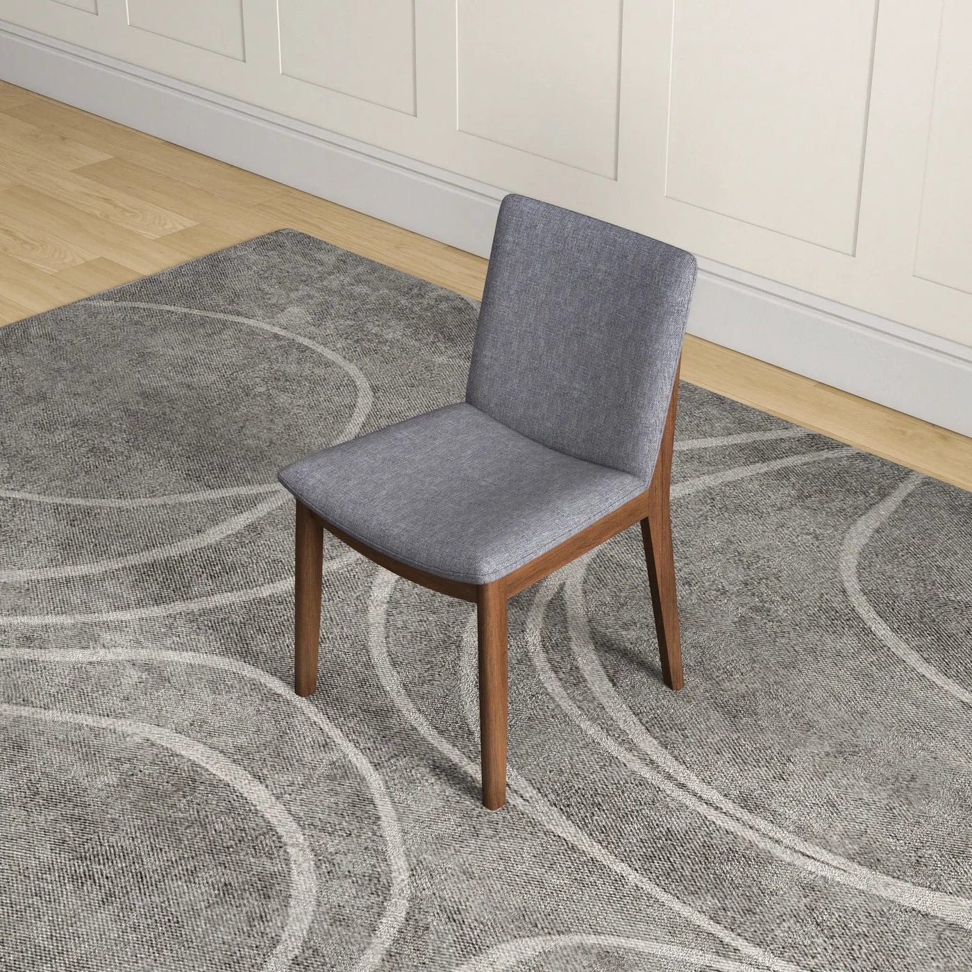 Laura - Mid-Century Modern Solid Wood Dining Chair (Set of 2) by HouseOfZazla
