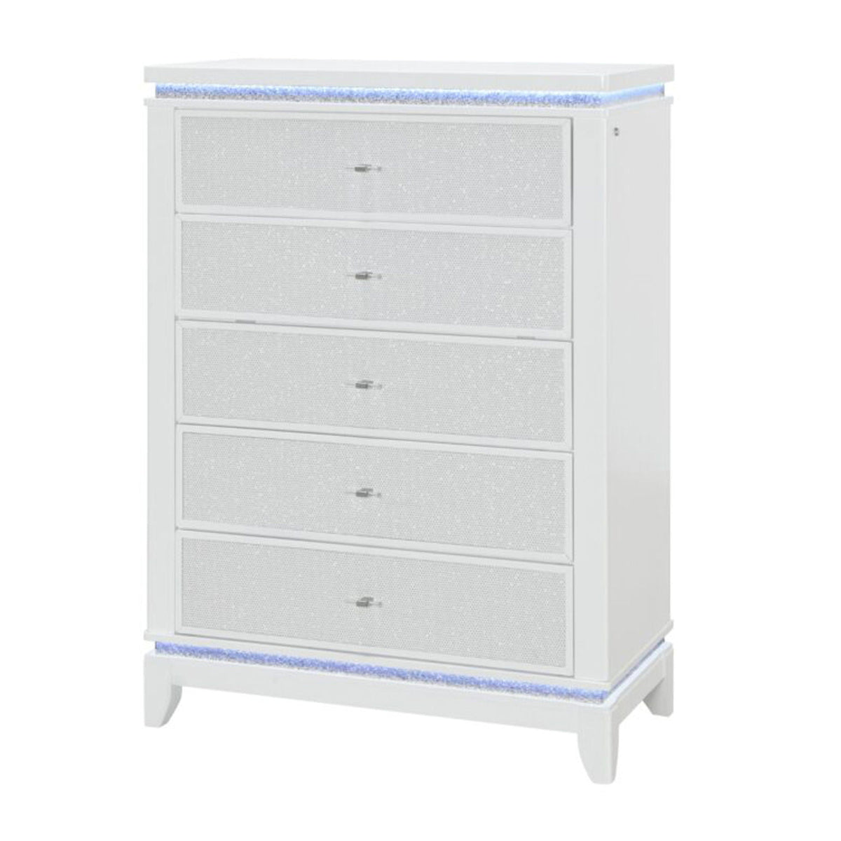 Adalid - Chest With LED Lighting - White, photo 3 of 8