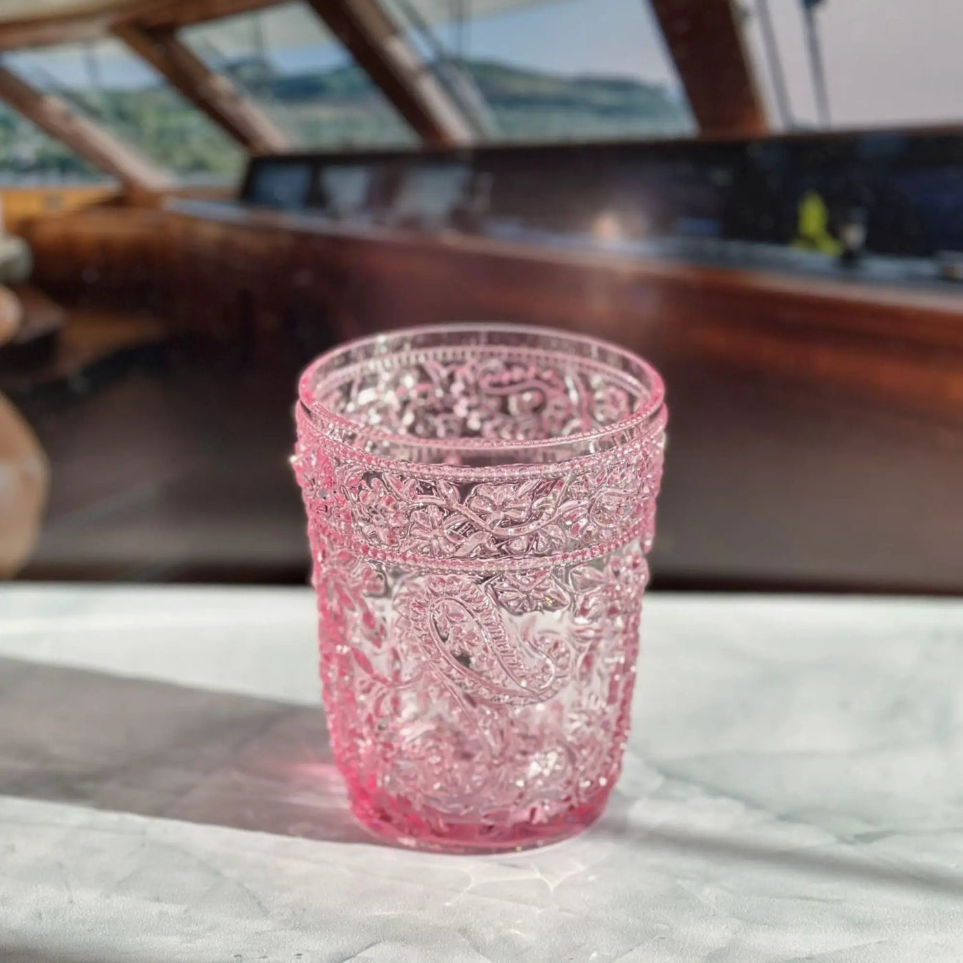 Paisley Acrylic Glasses Drinking (Set of 4) by HouseOfZazla