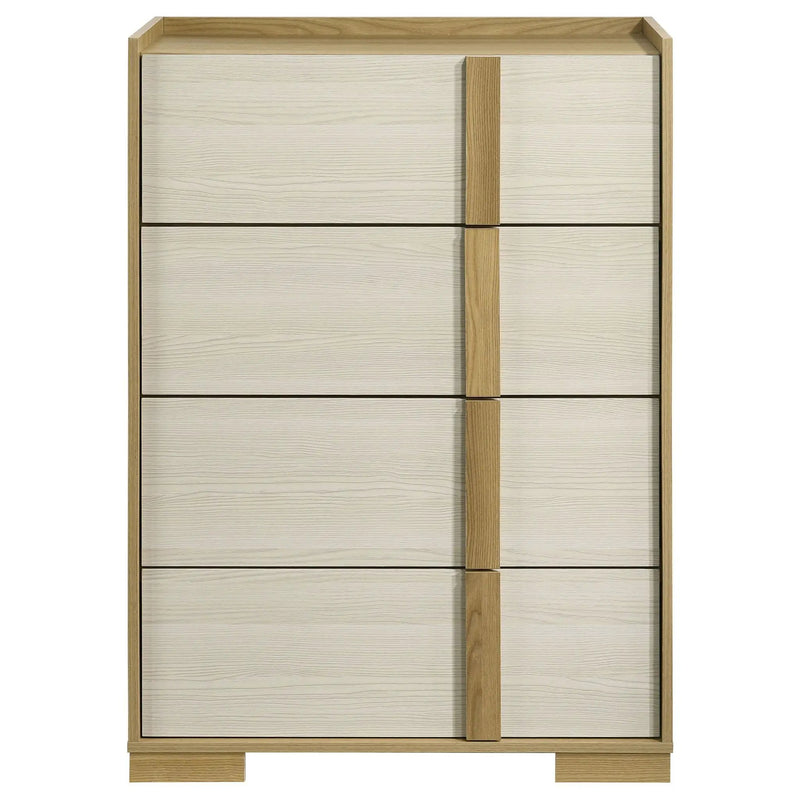 Hyland 4-drawer Chest of Drawers Natural by Unique Piece Furniture