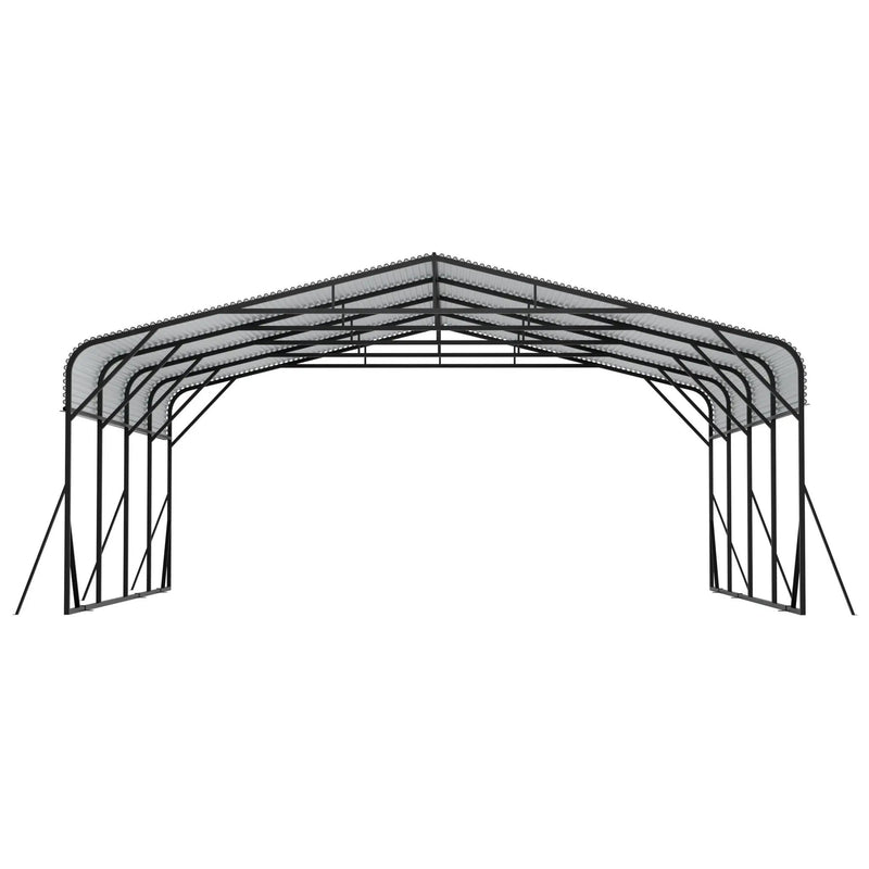 Heavy Duty Carport, All Weather Shelter - Black by HouseOfZazla