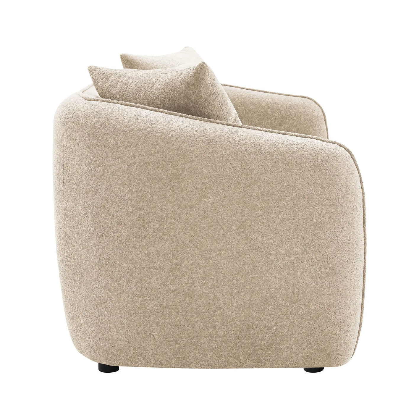 Keith - Sofa With 3 Matching Color Toss Pillows by HouseOfZazla