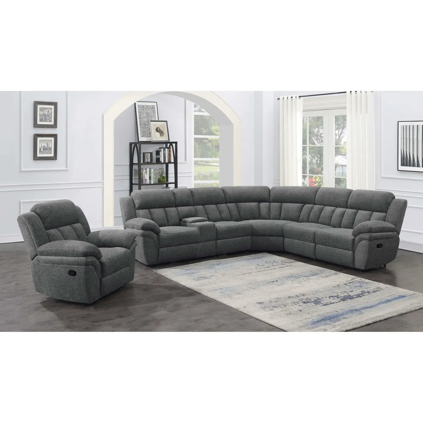 Divine - 6 Piece Reclining Sectional by HouseOfZazla