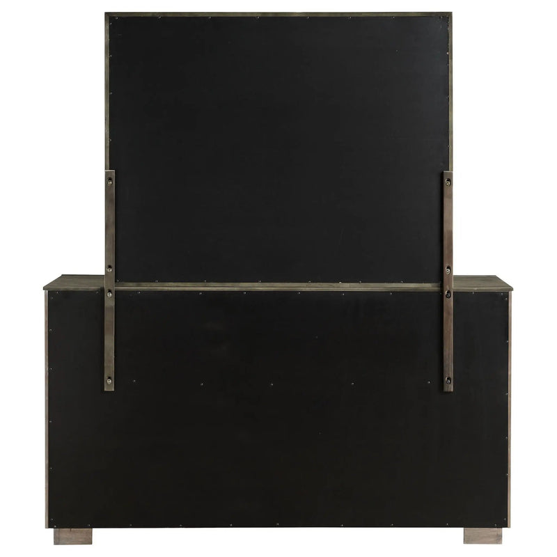 Durango 8-drawer Dresser and Mirror Taupe Oak by Unique Piece Furniture