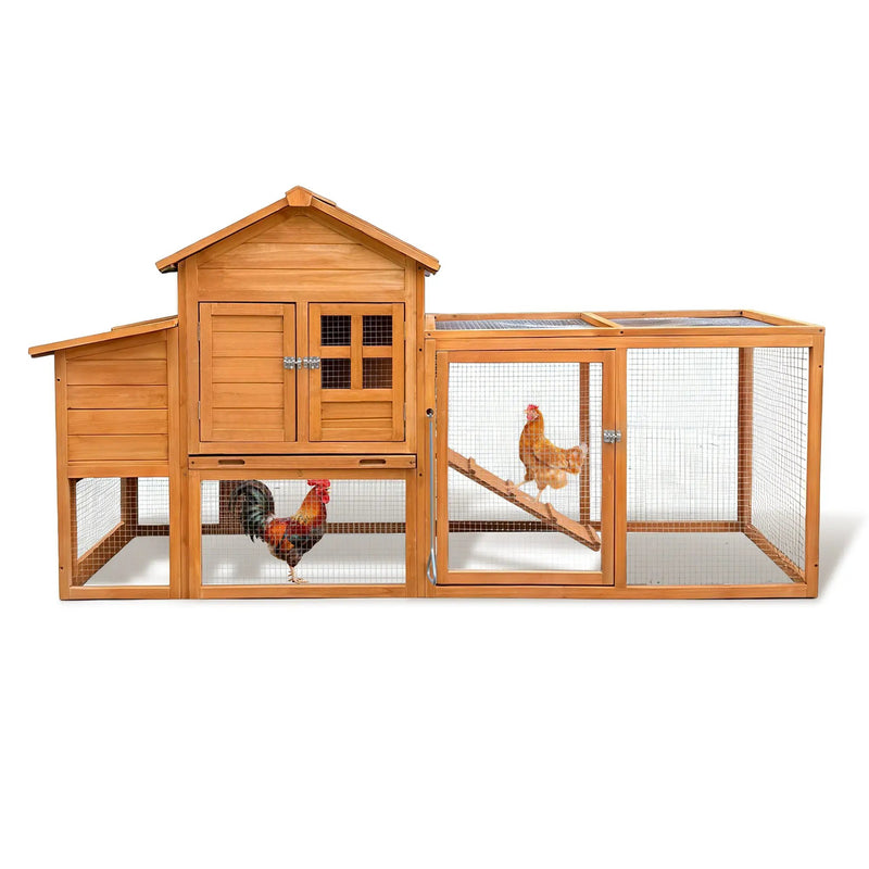 80" Chicken Coop with Nest Box by HouseOfZazla