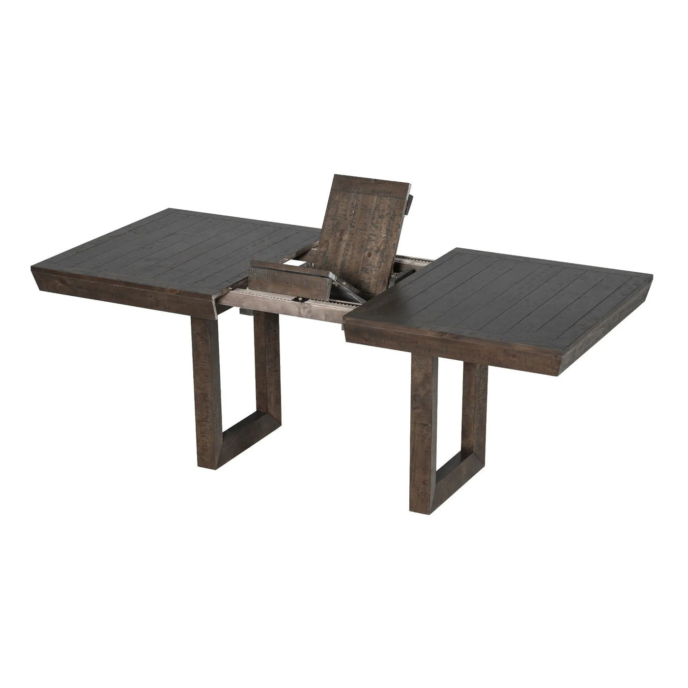 Topmax - 7 Piece Traditional Extendable Dining Table Set With Butterfly Leaf And 6 Upholstered Dining Table Set by HouseOfZazla