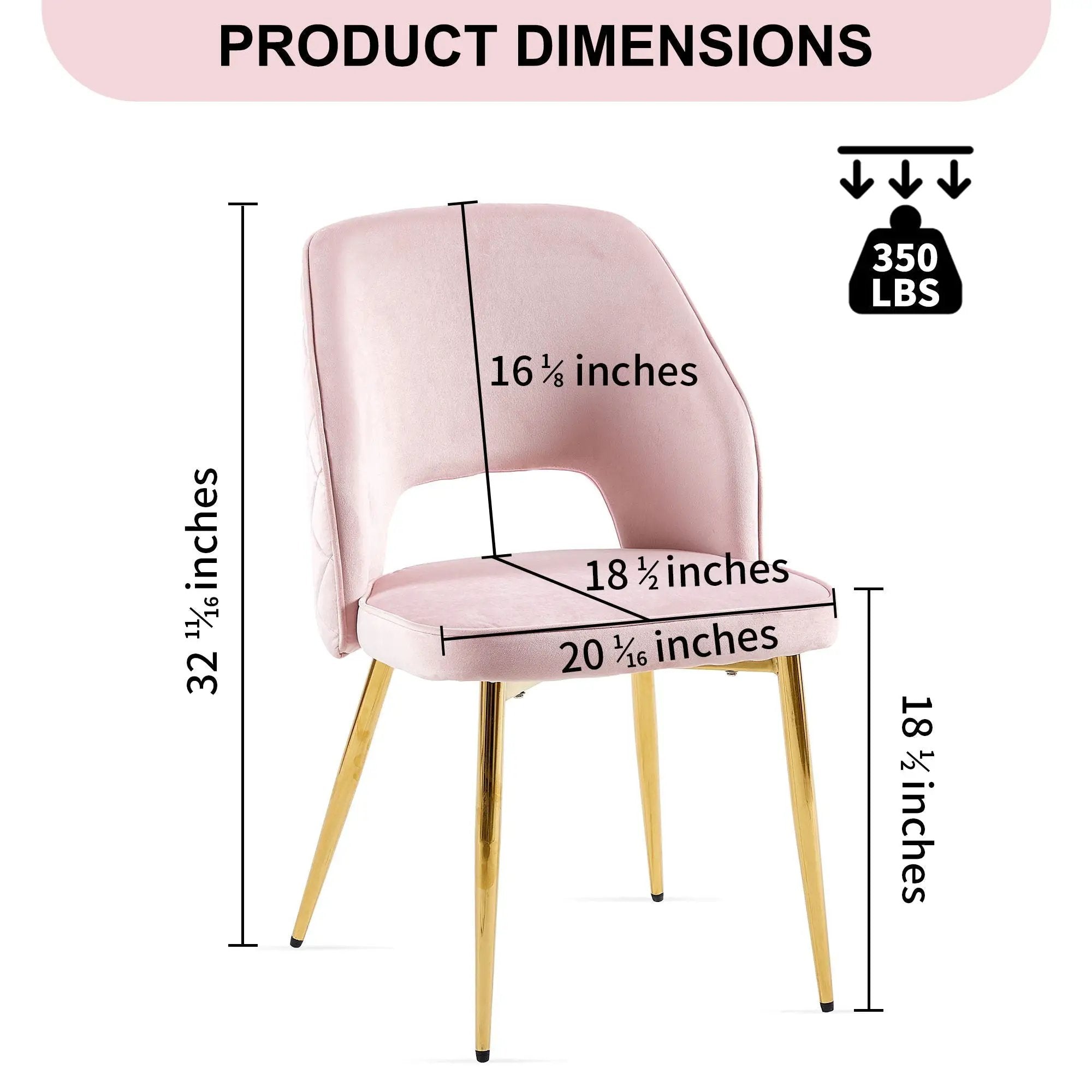Dining Chairs With Metal Legs And Hollow Back Upholstered Dining Chairs by HouseOfZazla