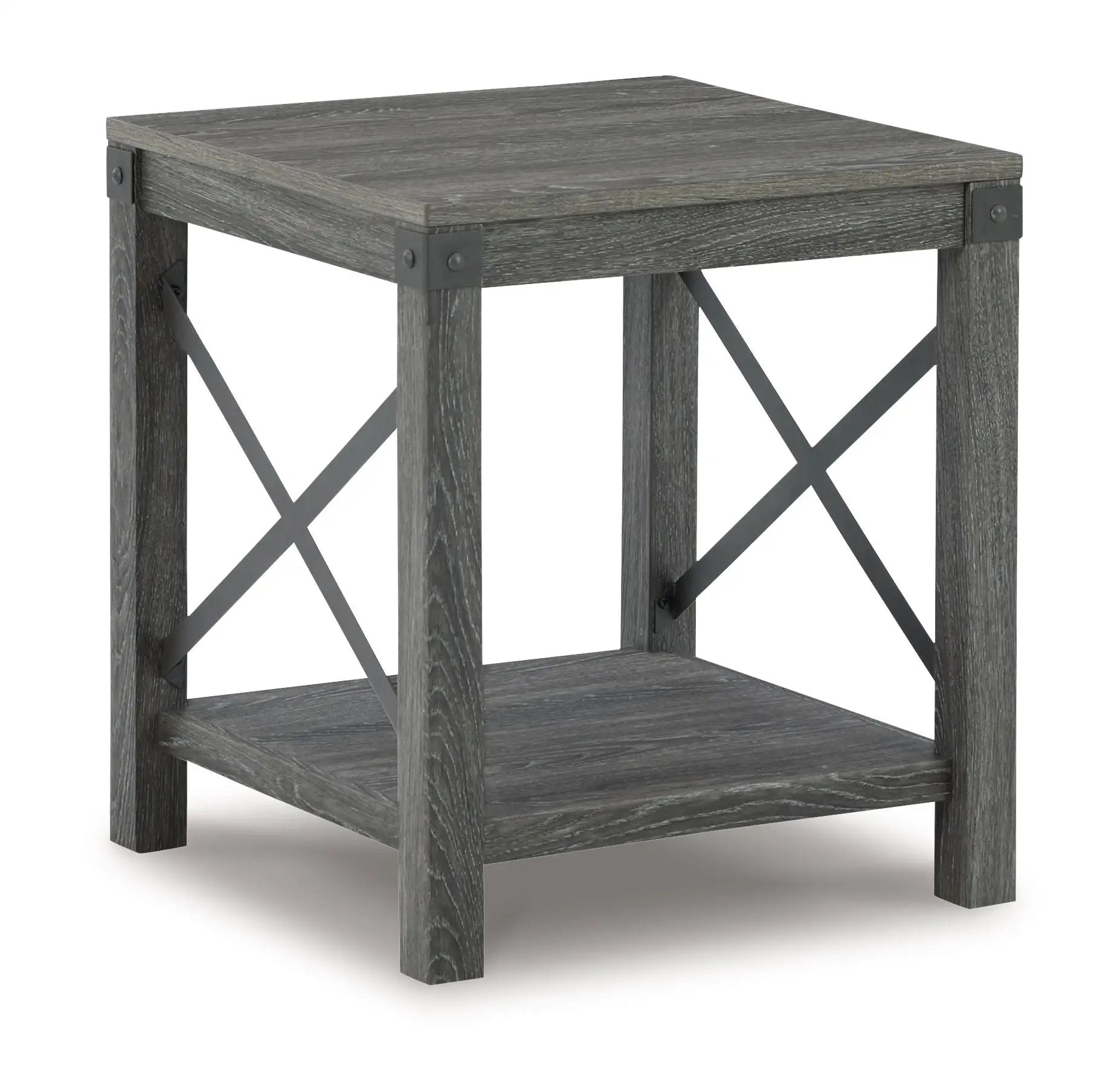Freedan - 3 Pc. - Coffee Table, 2 End Tables - Grayish Brown by Unique Piece Furniture