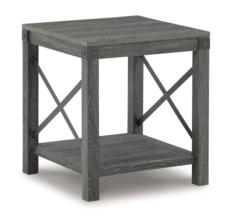 Freedan - 3 Pc. - Coffee Table, 2 End Tables - Grayish Brown by Unique Piece Furniture