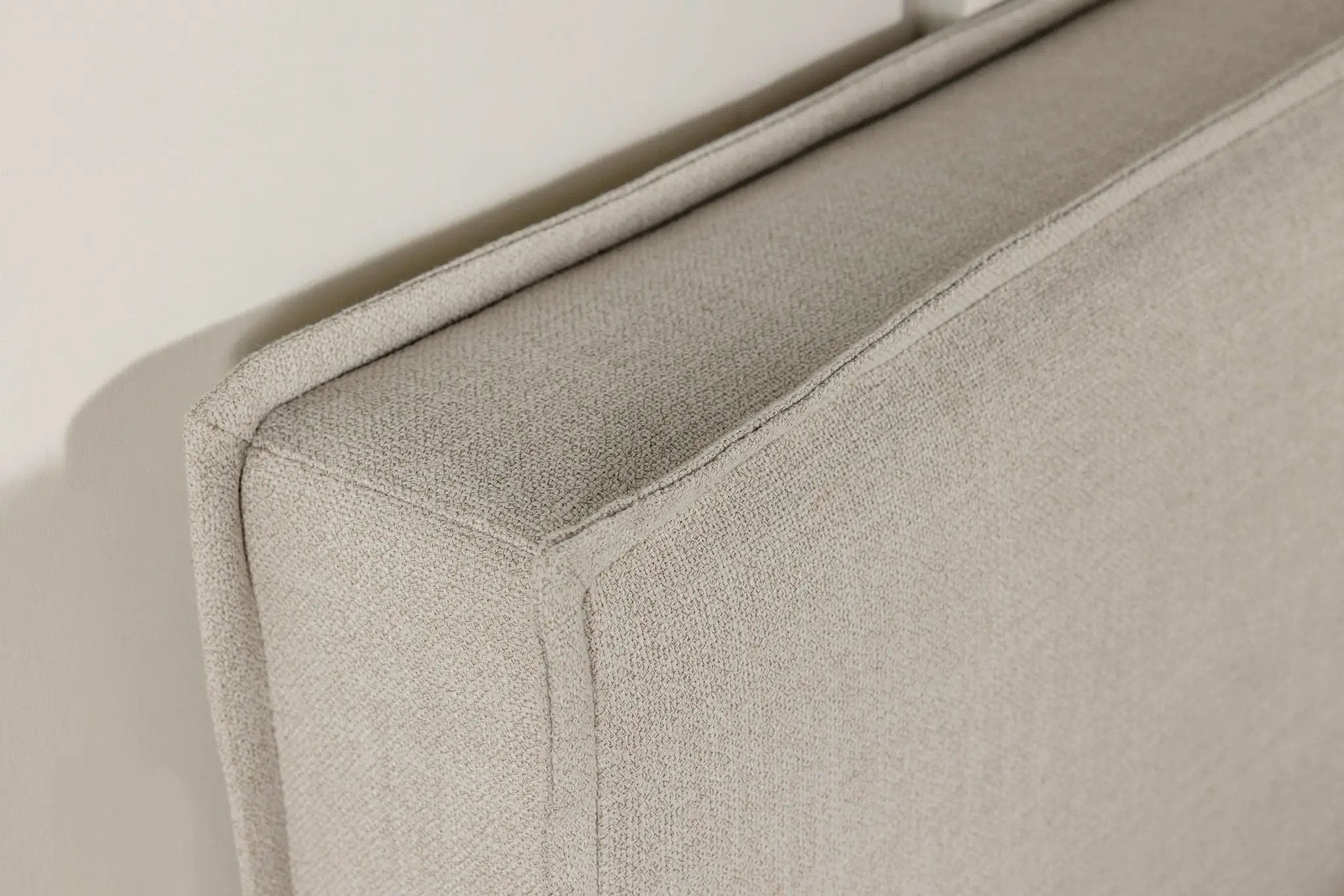 Izzy Upholstered Queen or Full Panel Headboard Sand by Unique Piece Furniture