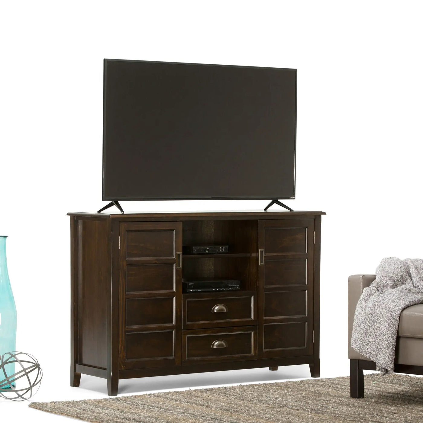 Burlington - Handcrafted Tall TV Media Stand by HouseOfZazla