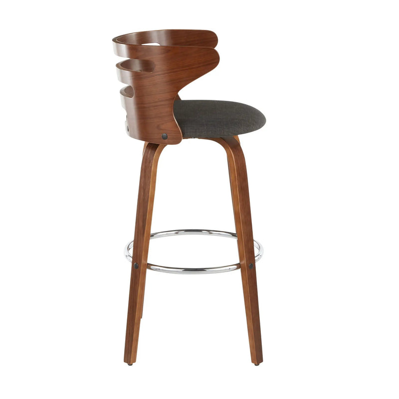 Cosini - Mid Century Modern Fixed Height Barstool With Swivel (Set of 2) by Unique Piece Furniture