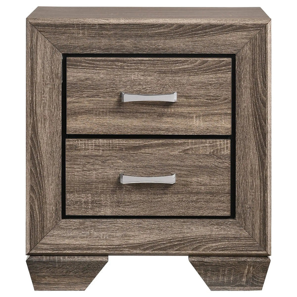 Kauffman 4-piece Queen Bedroom Set Washed Taupe, photo 2 of 7