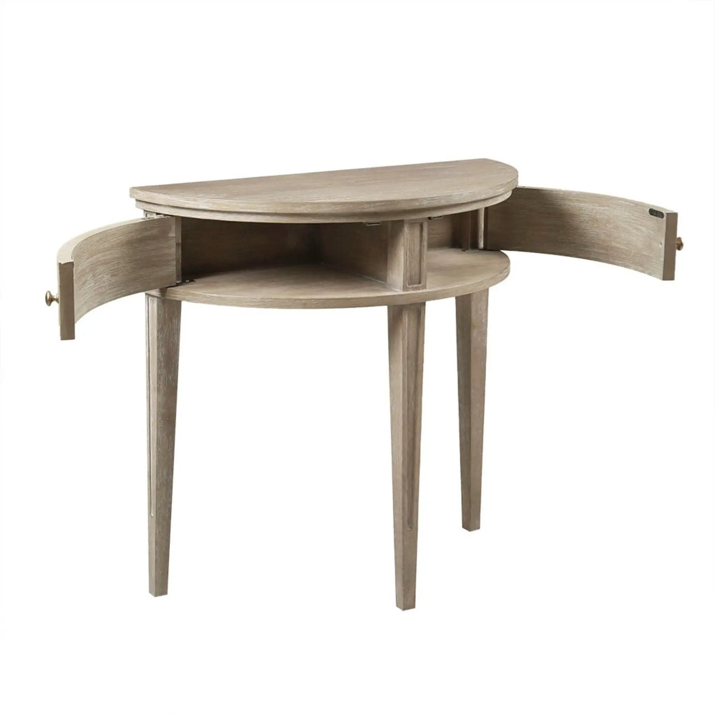 Vintage Inspired Storage Console Table With Fluted Doors by HouseOfZazla