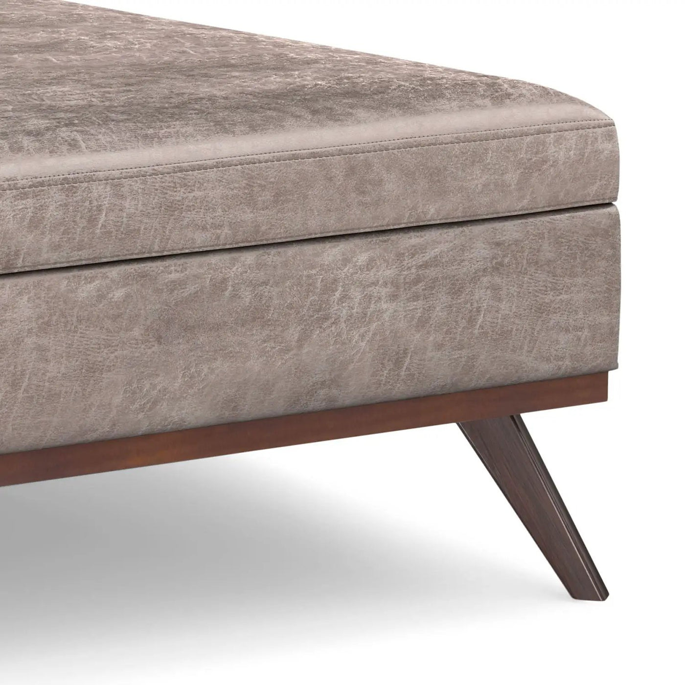 Owen - Multifunctional Square Coffee Table Storage Ottoman by HouseOfZazla