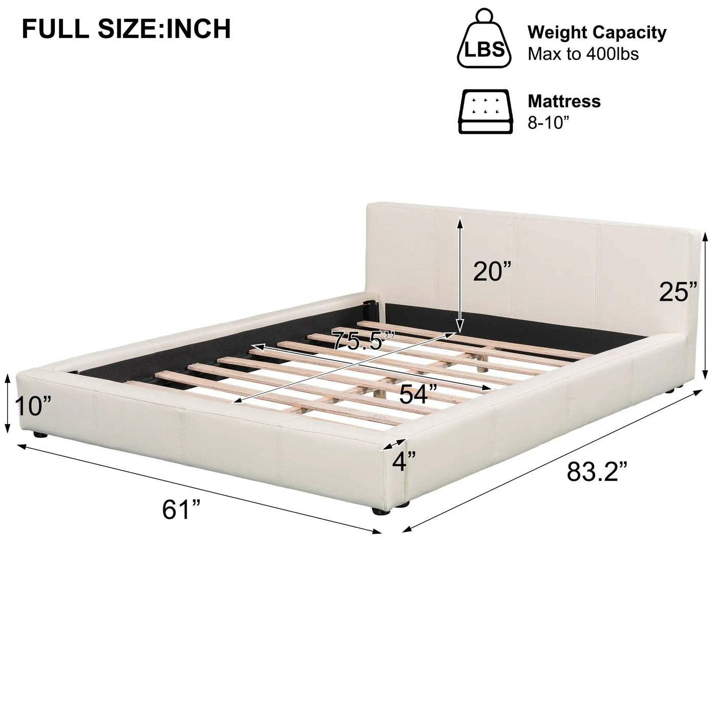 Stylish Upholstered Bed With Birch Wood Frame by HouseOfZazla