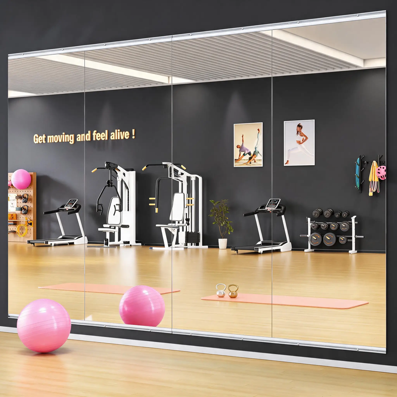 Home Gym Mirror Set - 71"x32" Full Body Mirror (2 PCS) by HouseOfZazla