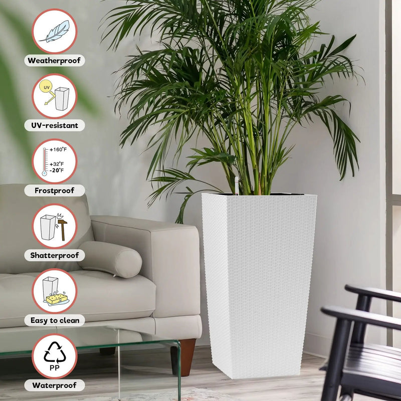 Indoor Outdoor Planter With Automatic Watering System by Unique Piece Furniture