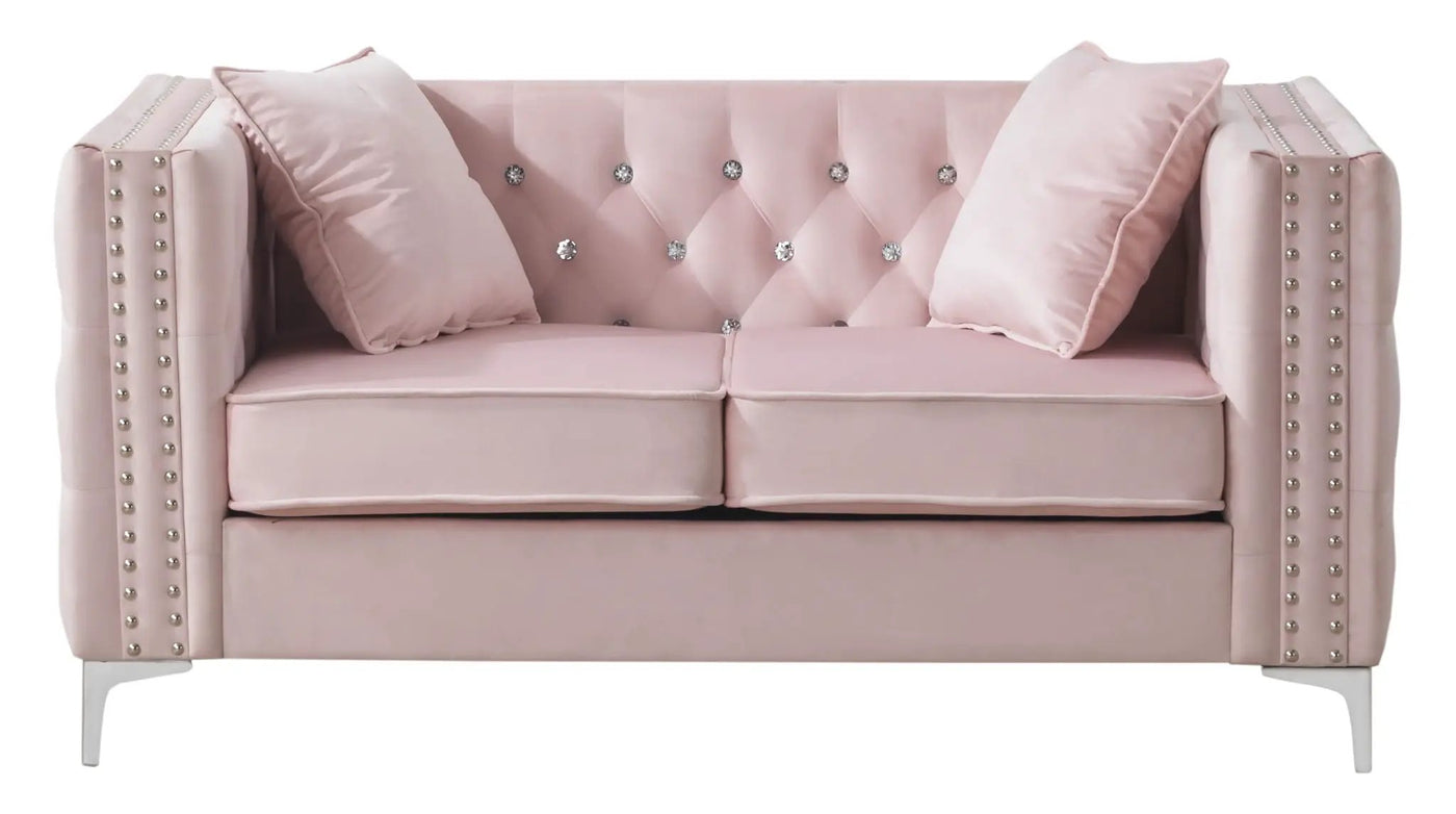 Elegant Track Arm Loveseat by HouseOfZazla