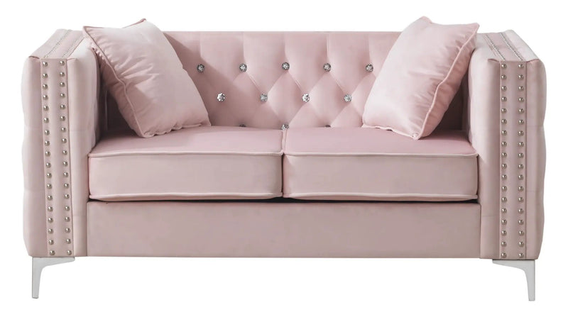 Elegant Track Arm Loveseat by Unique Piece Furniture
