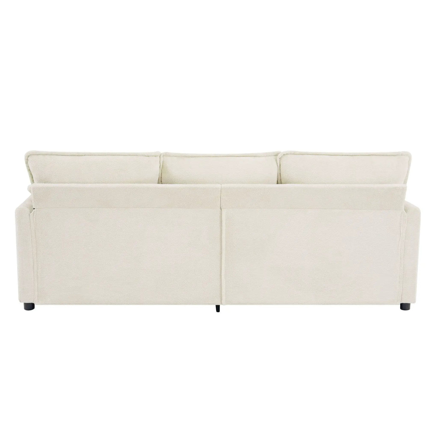 Modern 3 Seater Sofa With Side Storage Pockets For Living Room by HouseOfZazla
